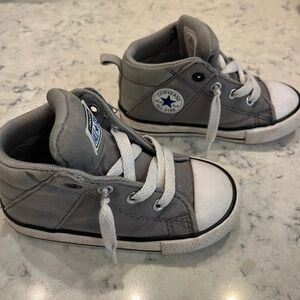 Converse Kids Gray All Star High-Top Sneakers